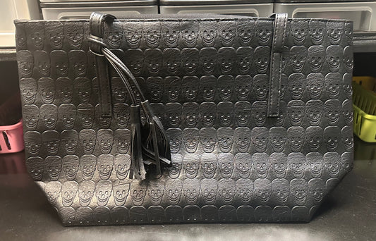 Black Skull Tote