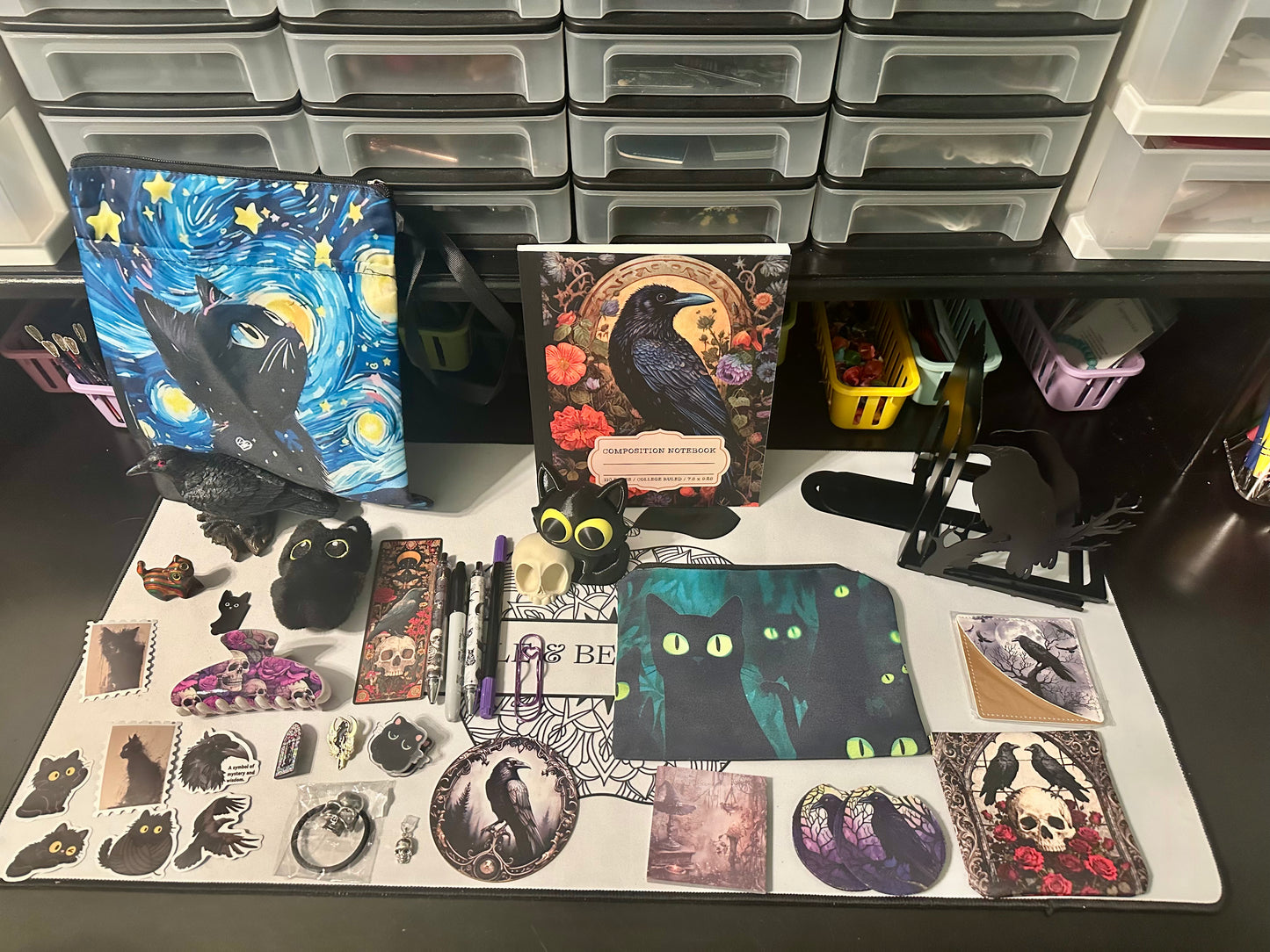 Cat, Raven, & Skull Bookish Bundle