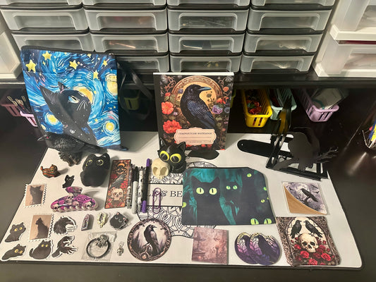 Cat, Raven, & Skull Bookish Bundle